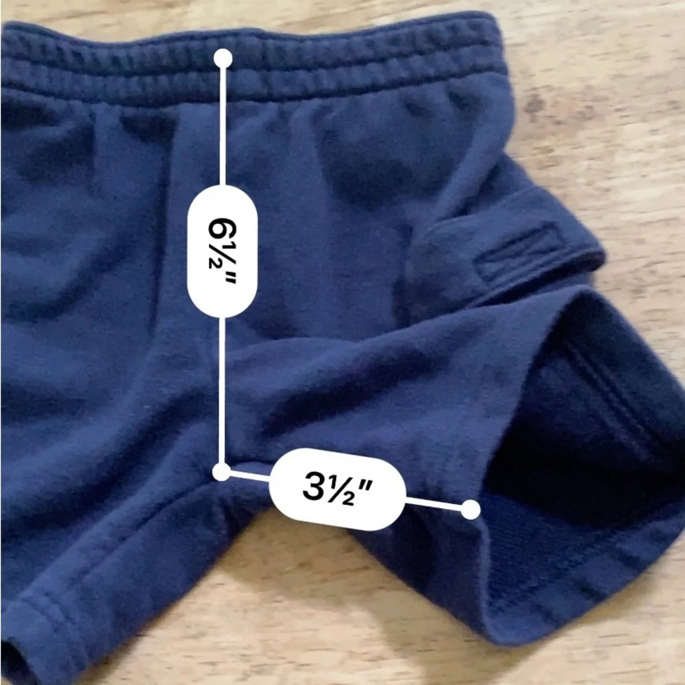 Nike Little Boys’ Sz 2T Navy‎ Cotton Blend Cargo Shorts